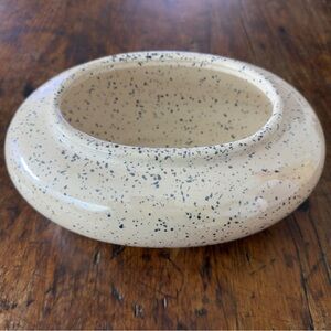Vintage 1980’s Rosenthal Netter 
Speckled Ceramic Planter